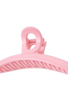 Заколка-краб для волос, фигурная, розовая, 1 шт (E25092640)