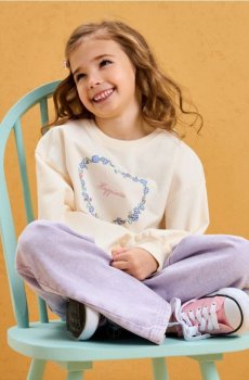 Широкі джинси - пурпуровий