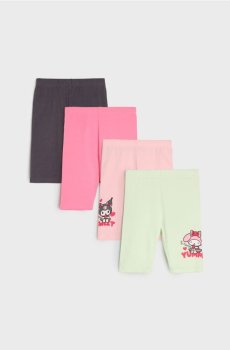 Бавовняні велосипедки 4 pack Hello Kitty and Friends - різнобарвний