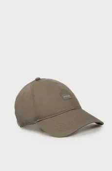 Мужская темно-серая кепка 6 PANEL SM MONOLOGO Серый ONESIZE Calvin Klein LV04G5001G