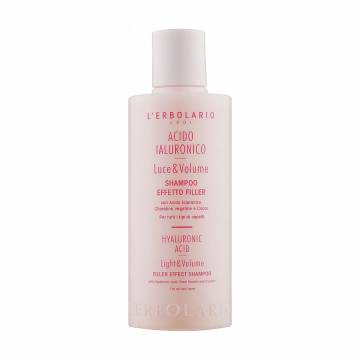 Шампунь для волос LErbolario Effect Filler Shampoo с гиалуроновой кислотой и растительным кератином, 200 мл Шампунь для волос LErbolario Effect Filler Shampoo с гиалуроновой кислотой и растительным кератином, 200 мл