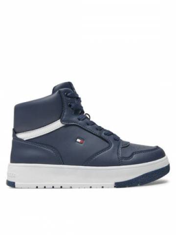 Tommy Hilfiger Снікерcи Mid Cutlace-Up Sneaker T3X9-33641-1351 S Cиній Tommy Hilfiger Снікерcи Mid Cutlace-Up Sneaker T3X9-33641-1351 S Cиній