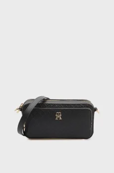Женская черная сумка DAILY CAMERA Черный ONESIZE Tommy Hilfiger AW0AW18414