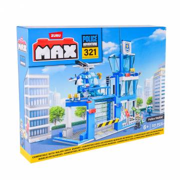 Конструктор MAX City Поліція 321 деталей (83163) Конструктор MAX City Поліція 321 деталей (83163)