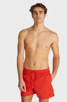 Мужские красные плавательные шорты MEDIUM DRAWSTRING Красный M Calvin Klein KM0KM01103