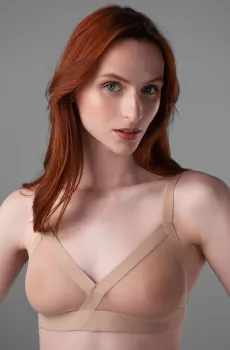 Женский бежевый бюстгальтер Бежевый 75B brabrabra SLZ22101014