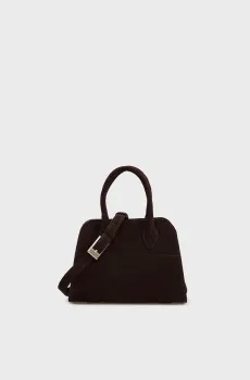 Женская темно-коричневая замшевая сумка Elegant Коричневый ONESIZE PRPY PRSSUA003W