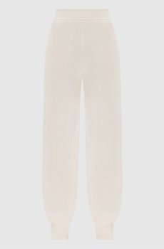 Белые спортивные брюки Mersey из кашемира
