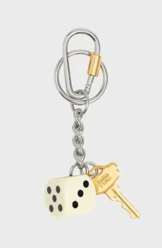 Женский серебристый брелок Серебряный ONESIZE Bimba Y Lola 252BALL26.10070