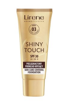Тональный крем для лица Lirene Shiny Touch Skin Care Covering Foundation SPF 30, 03 Beige, 30 мл