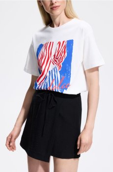 Reserved - Спідниця-шорти з віскози - чорний - 115JL-99X