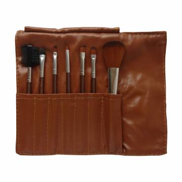 Набор кистей для макияжа Avenir Cosmetics бронзовый, 7 шт Набор кистей для макияжа Avenir Cosmetics бронзовый, 7 шт
