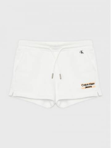 Calvin Klein Jeans Спортивні шорти Hero Logo IG0IG01984 Білий Regular Fit Calvin Klein Jeans Спортивні шорти Hero Logo IG0IG01984 Білий Regular Fit