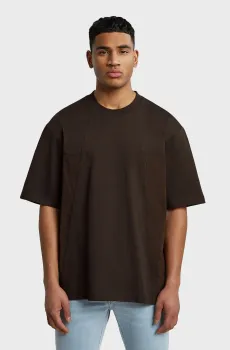 Мужская темно-коричневая футболка A line Коричневый XL G-Star RAW D26830,D709