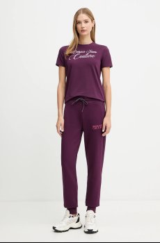 Хлопковые спортивные штаны Versace Jeans Couture