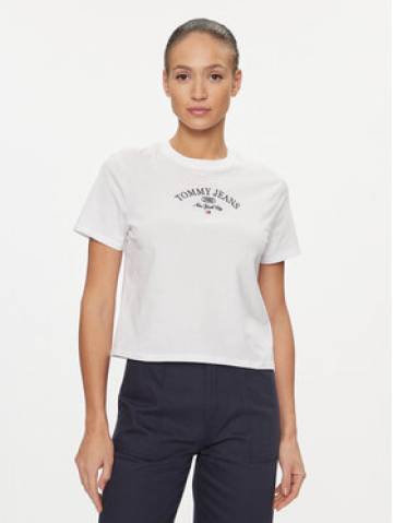 Tommy Jeans Футболка Lux Ath DW0DW16835 Білий Classic Fit Tommy Jeans Футболка Lux Ath DW0DW16835 Білий Classic Fit