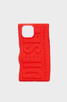 Красный чехол для телефона Diesel Silicone Case iP 15 Красный ONESIZE Diesel 54116