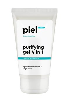 Очищающий гель для умывания Piel Cosmetics Purifying Gel 4 in 1 для жирной и проблемной кожи, 150 мл