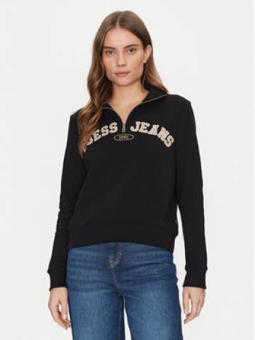 Guess Jeans Світшот W5RQ25 K68I4 Чорний Regular Fit Guess Jeans Світшот W5RQ25 K68I4 Чорний Regular Fit