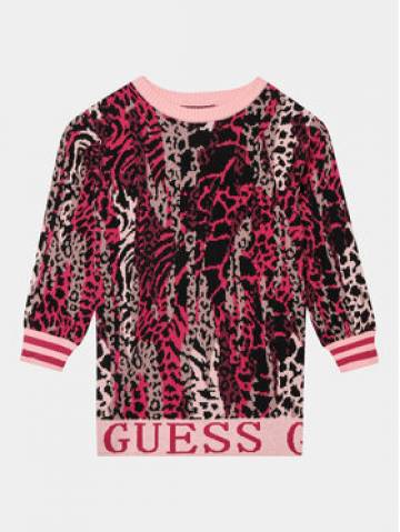 Guess Трикотажна сукня J3BK04 Z3AH0 Рожевий Regular Fit Guess Трикотажна сукня J3BK04 Z3AH0 Рожевий Regular Fit
