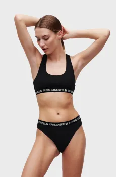 Женские черные трусики IKONIK 2.0 Черный XS Karl Lagerfeld 235W2113