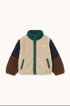 Детская куртка Tinycottons COLOR BLOCK POLAR SHERPA JACKET