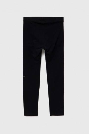 Детские леггинсы Calvin Klein Jeans цвет чёрный с принтом Детские леггинсы Calvin Klein Jeans цвет чёрный с принтом