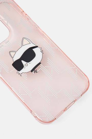 Чехол на телефон Karl Lagerfeld iPhone 15 Pro 6.1 цвет розовый KLHCP15LHKLPCHP Чехол на телефон Karl Lagerfeld iPhone 15 Pro 6.1 цвет розовый KLHCP15LHKLPCHP