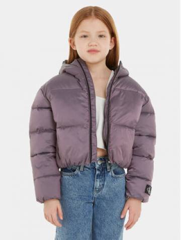 Calvin Klein Jeans Пуховик Hyper Two Tone IG0IG02246 Фіолетовий Relaxed Fit Calvin Klein Jeans Пуховик Hyper Two Tone IG0IG02246 Фіолетовий Relaxed Fit