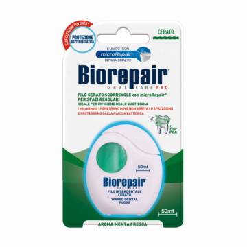 Зубная нить Biorepair Oral Care Pro Ежедневная защита с гидроксиапатитом, 50 м Зубная нить Biorepair Oral Care Pro Ежедневная защита с гидроксиапатитом, 50 м