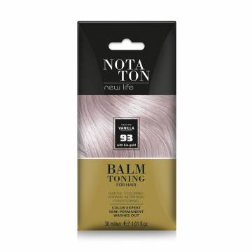 Тонирующий бальзам для волос Notaton New Life Balm Toning с био-золотом, 93 Нежная ваниль, 30 мл Тонирующий бальзам для волос Notaton New Life Balm Toning с био-золотом, 93 Нежная ваниль, 30 мл