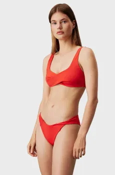 Женские красные трусики от купальника DELTA BRAZILIAN Красный XS Calvin Klein KW0KW02644
