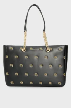 Женская черная сумка с узором Черный ONESIZE Karl Lagerfeld 246W3031