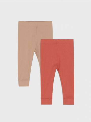 Легінси, 2 пари - сіро-коричневий Легінси, 2 пари - сіро-коричневий