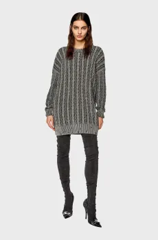 Женское серое платье M-PANTESSE Серый XS Diesel A11492 0GEAZ