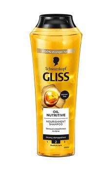 Питательный шампунь Gliss Oil Nutritive для сухих и поврежденных волос, 250 мл