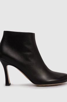 Черные кожаные ботильоны Rana