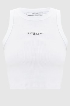 Белый топ в рубке с логотипом