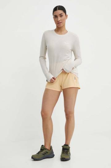 Шорты outdoor Helly Hansen Tech цвет жёлтый однотонные высокая посадка 48551 Шорты outdoor Helly Hansen Tech цвет жёлтый однотонные высокая посадка 48551