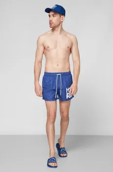 Мужские синие плавательные шорты Синий M Karl Lagerfeld KL21MBS02;NAVY
