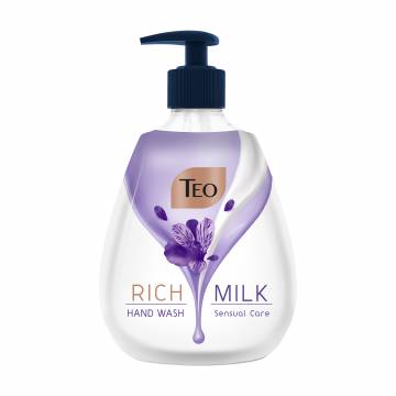 Жидкое мыло для рук Teo Rich Milk Sensual Care, 400 мл Жидкое мыло для рук Teo Rich Milk Sensual Care, 400 мл