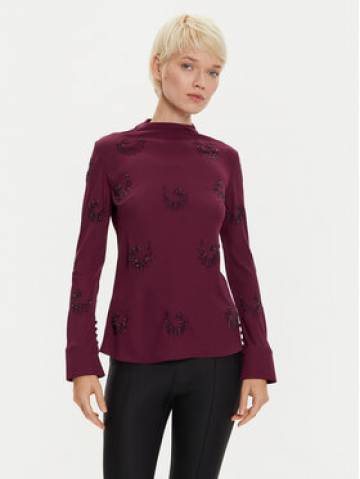 PINKO Блузка 104430 A289 Бордовий Regular Fit PINKO Блузка 104430 A289 Бордовий Regular Fit