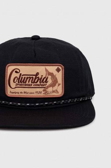 Кепка Columbia цвет чёрный с аппликацией Кепка Columbia цвет чёрный с аппликацией