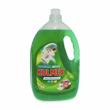 Гель для стирки Kulmex Universal White Gel универсальный, 60 стирок, 3 л Гель для стирки Kulmex Universal White Gel универсальный, 60 стирок, 3 л