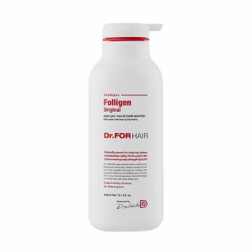 Укрепляющий шампунь Dr.FORHAIR Folligen Original Shampoo против выпадения волос, 300 мл Укрепляющий шампунь Dr.FORHAIR Folligen Original Shampoo против выпадения волос, 300 мл
