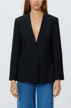 Reserved - Однобортний блейзер - чорний - 569KK-99X