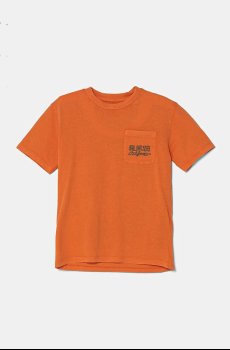 Детская хлопковая футболка Guess