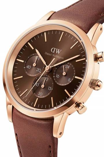 Часы Daniel Wellington мужские цвет коричневый Часы Daniel Wellington мужские цвет коричневый