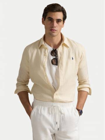 Polo Ralph Lauren Сорочка 710968915005 Бежевий Slim Fit Polo Ralph Lauren Сорочка 710968915005 Бежевий Slim Fit