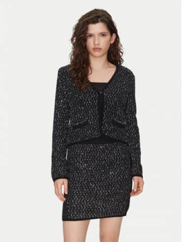 Liu Jo Кардиган WF4022 Чорний Regular Fit Liu Jo Кардиган WF4022 Чорний Regular Fit